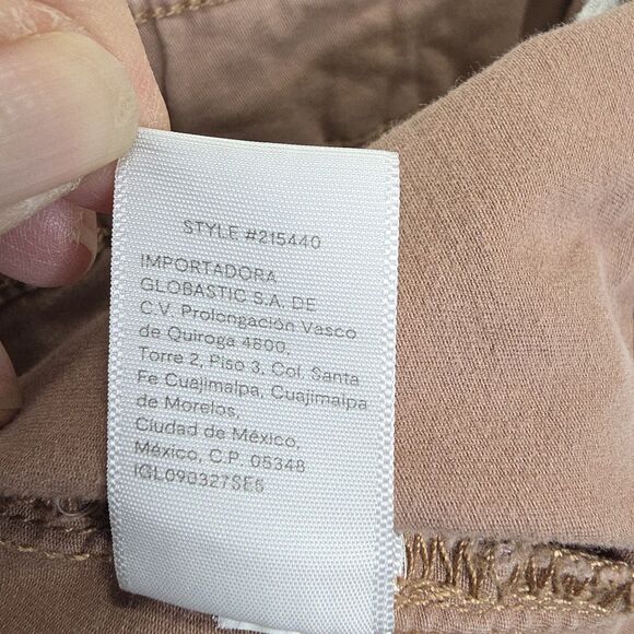 Liz Claiborne Womens Cargo Utility  Ankle Pants 18W Pink Pockets Cotton Spandex - Picture 11 of 12